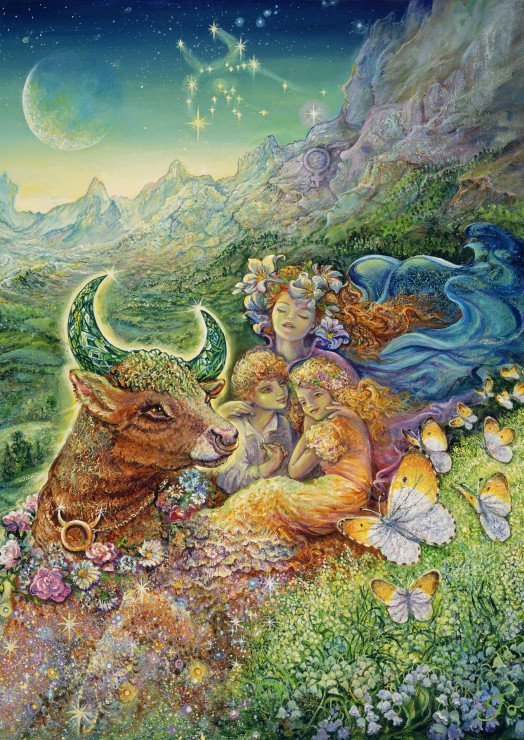 Zodiac Sign - Taurus by Josephine Wall, 1000 Piece Puzzle