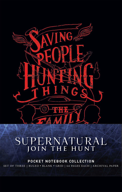 Supernatural Pocket Notebook, Set of Three