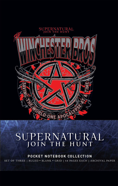 Supernatural Pocket Notebook, Set of Three