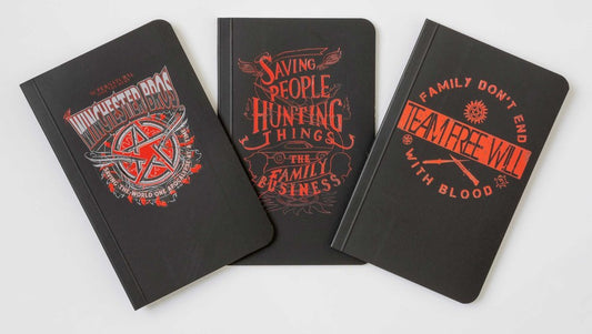 Supernatural Pocket Notebook, Set of Three
