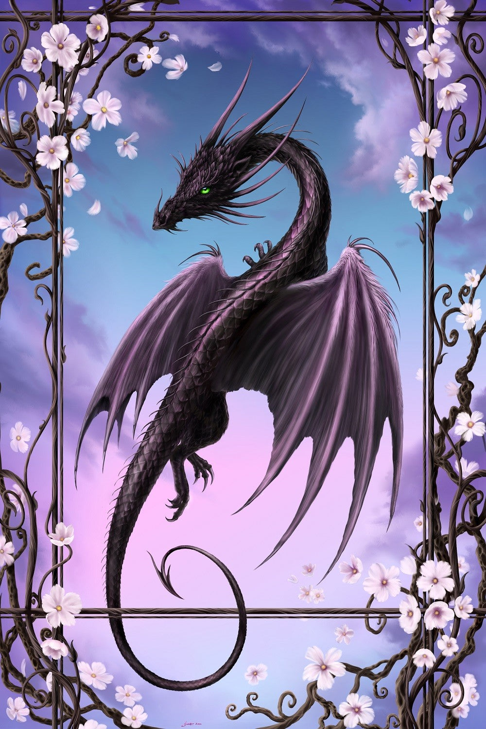 Spring Dragon af Susann Houndsville, 1000 brikker puslespil