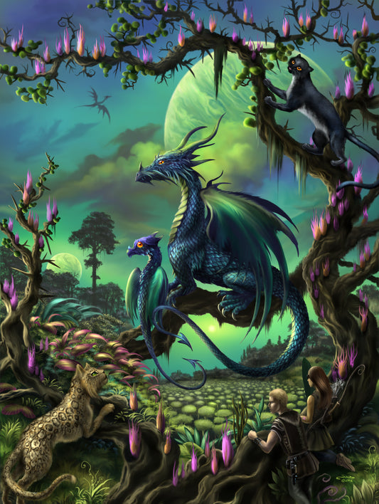 The Dragons of Esira af Susann Houndsville, 1000 brikker puslespil