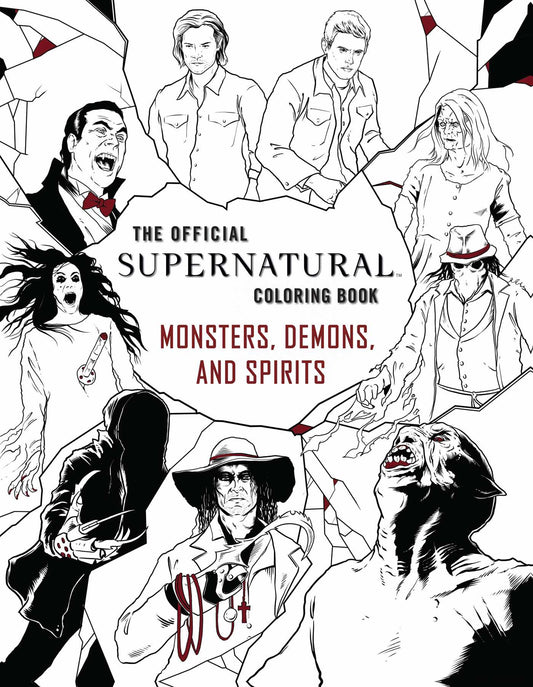 Het officiële bovennatuurlijke kleurboek: monsters, demonen en geesten