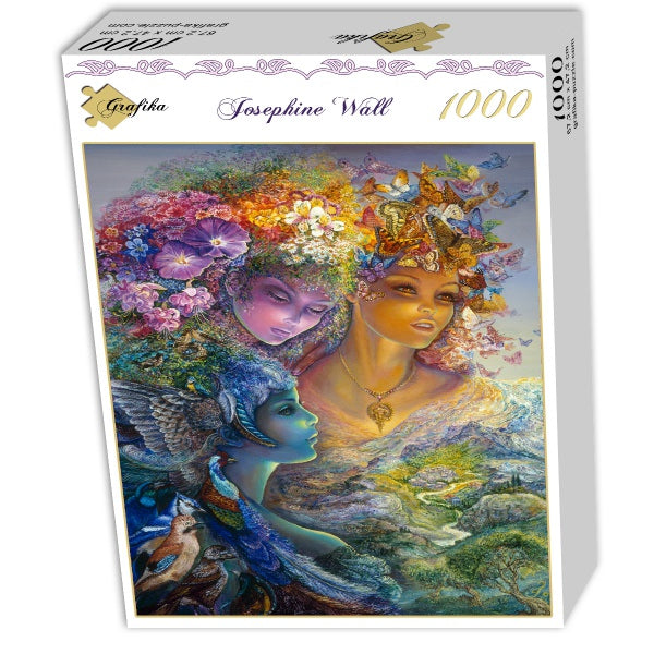 The Three Graces af Josephine Wall, 1000 brikker puslespil