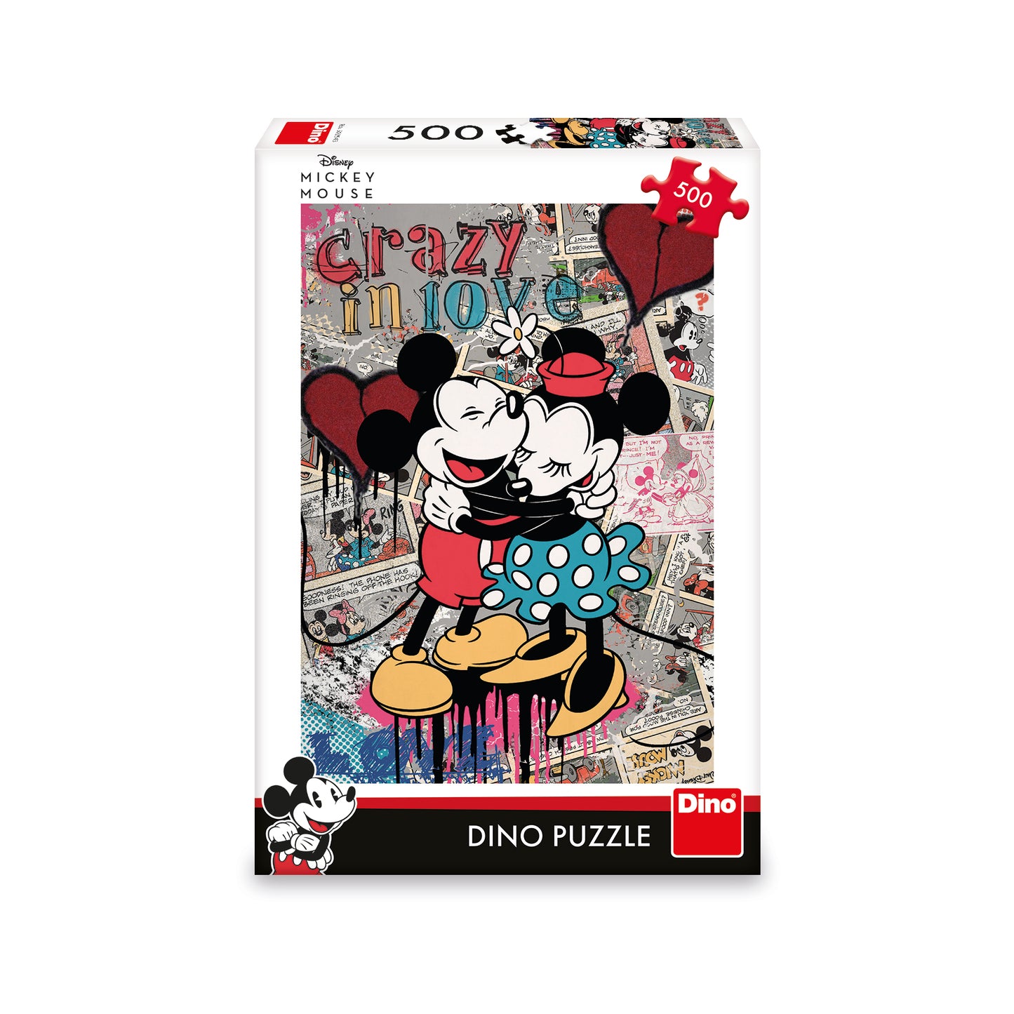 Retro Mickey Mouse van Disney, puzzel van 500 stukjes