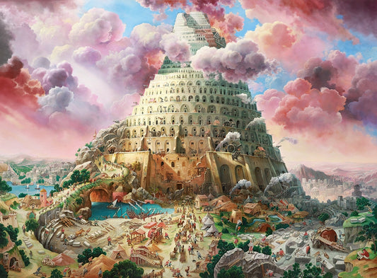 Tower of Babel af Alexander Michalchuk, 3000 brikker puslespil