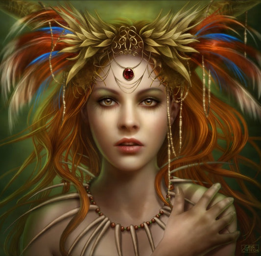 Tribal Goddess af Cris Ortega, 1000 brikker puslespil