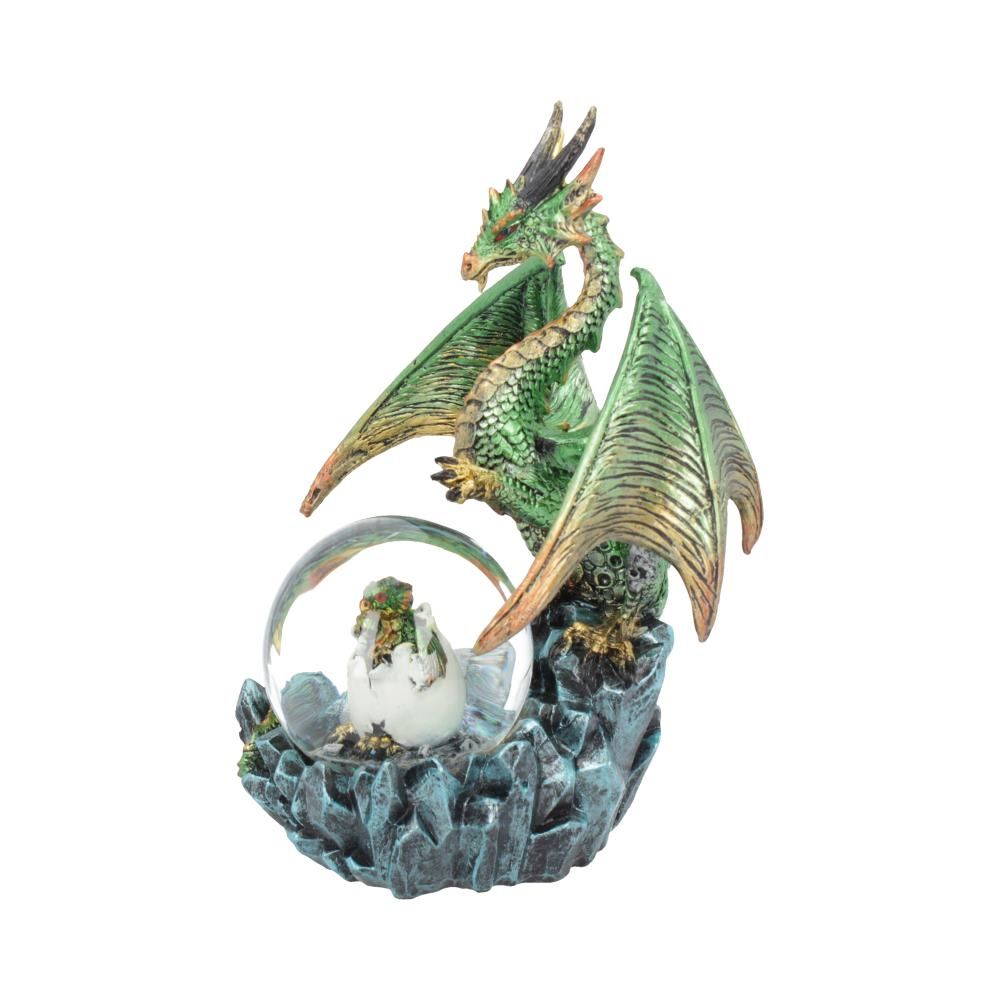 Emerald Oracle Green Dragon Fortune Seer Figur