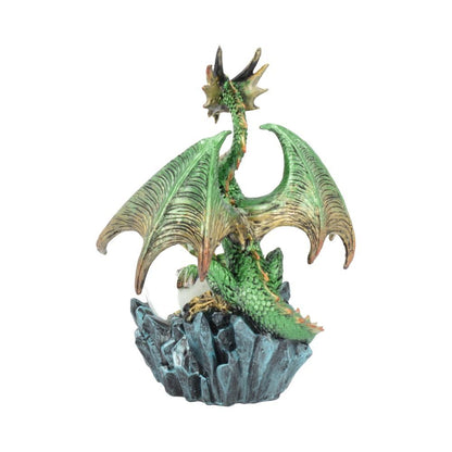 Emerald Oracle Green Dragon Fortune Seer Figurine