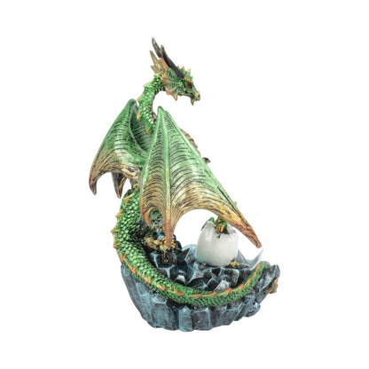 Emerald Oracle Green Dragon Fortune Seer Figurine