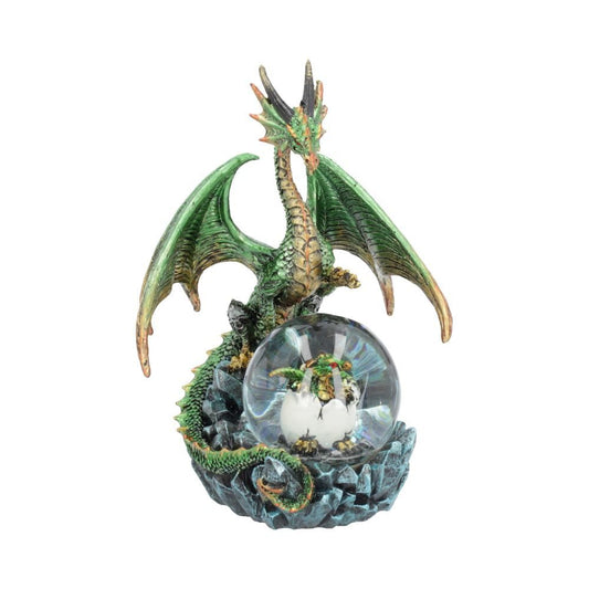 Emerald Oracle Green Dragon Fortune Seer Figur