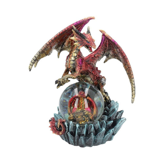 Ruby Oracle Red Dragon Fortune Seer Figurine