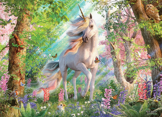 Unicorn in the Woods af David Penfound, 500 brikkers puslespil