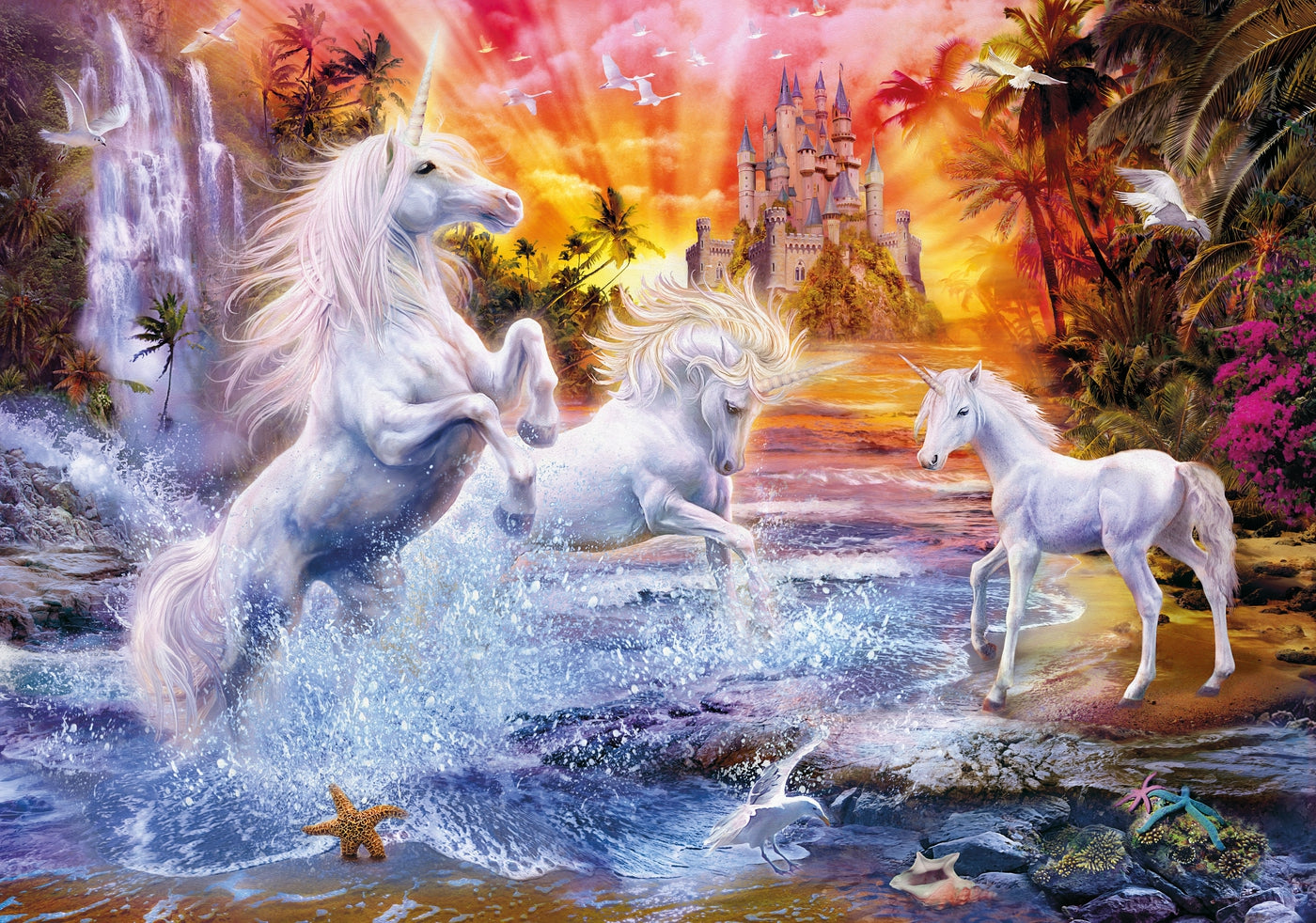 Wild Unicorn af Jan Patrick Krasny, 1500 brikker puslespil