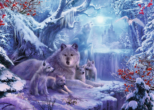 Winter Wolves af Jan Patrik, 1000 brikker puslespil