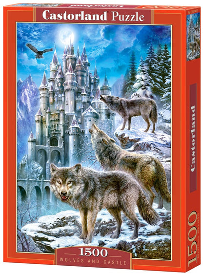 Wolves and Castle by Jan Patrik, 1500 Piece Puzzle