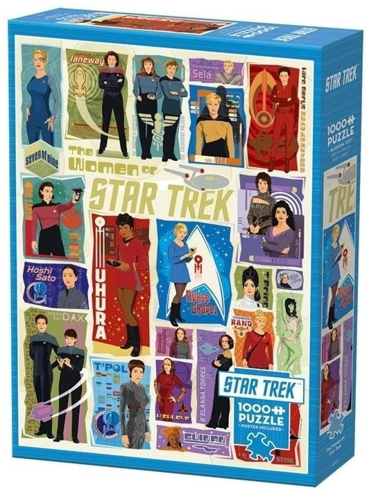 De vrouwen van Star Trek, puzzel van 1000 stukjes