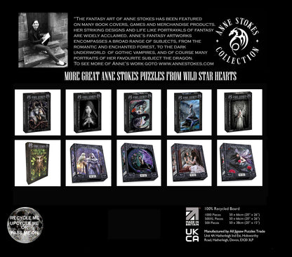 Magic Mirror by Anne Stokes, 1000 Piece Limited Edition Puzzle